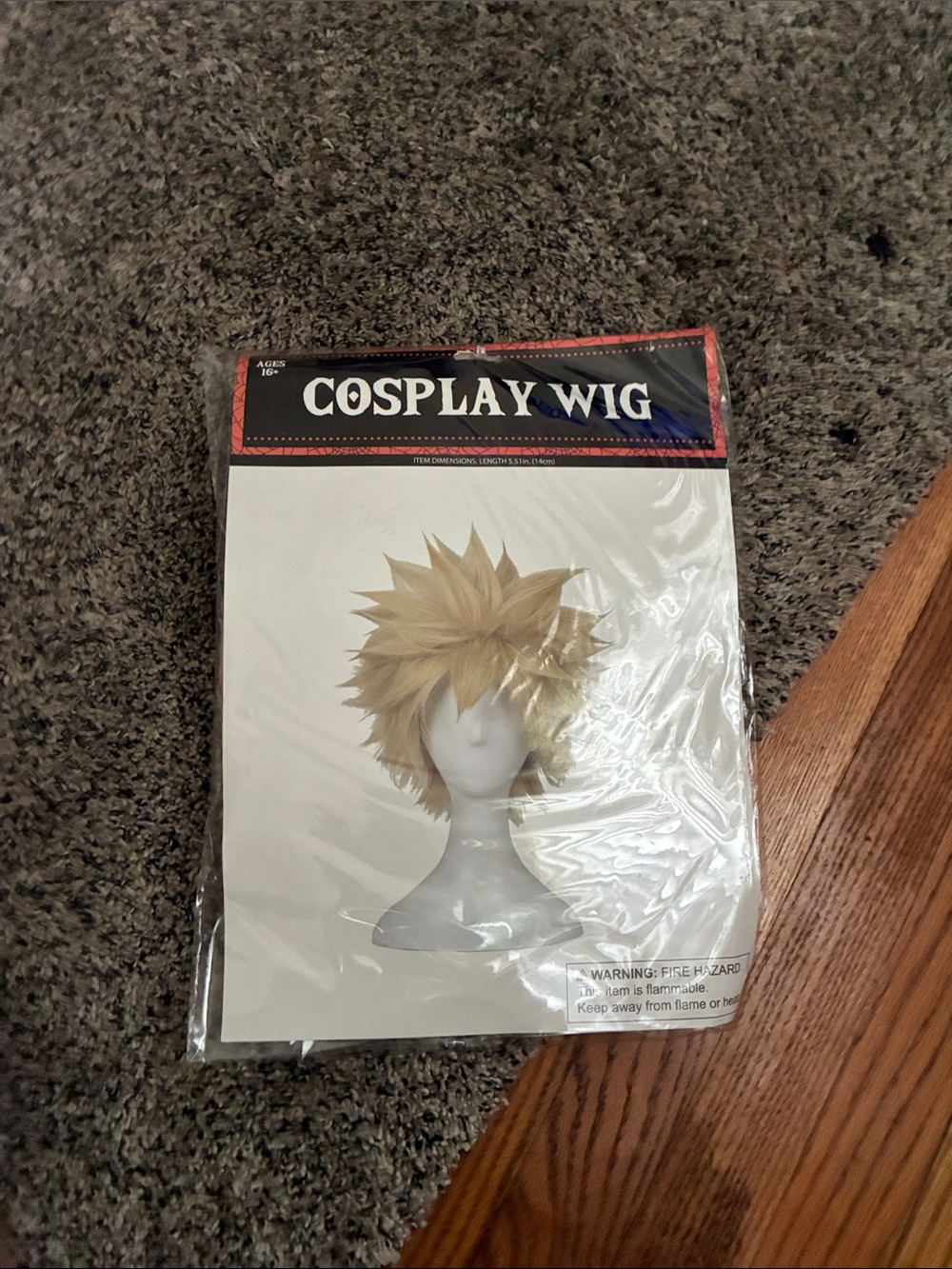 Cosplay Wig - Blonde Spiky Short Style